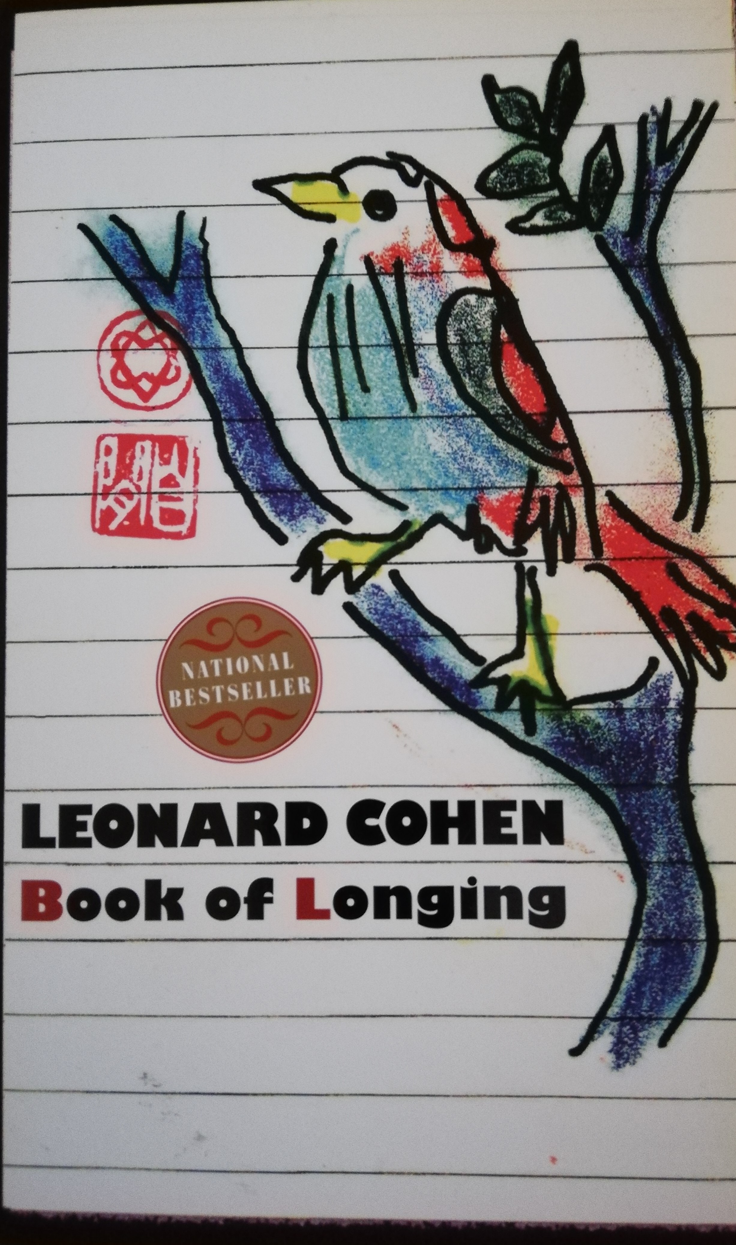 Leonard Cohen『Book of Longing』表紙